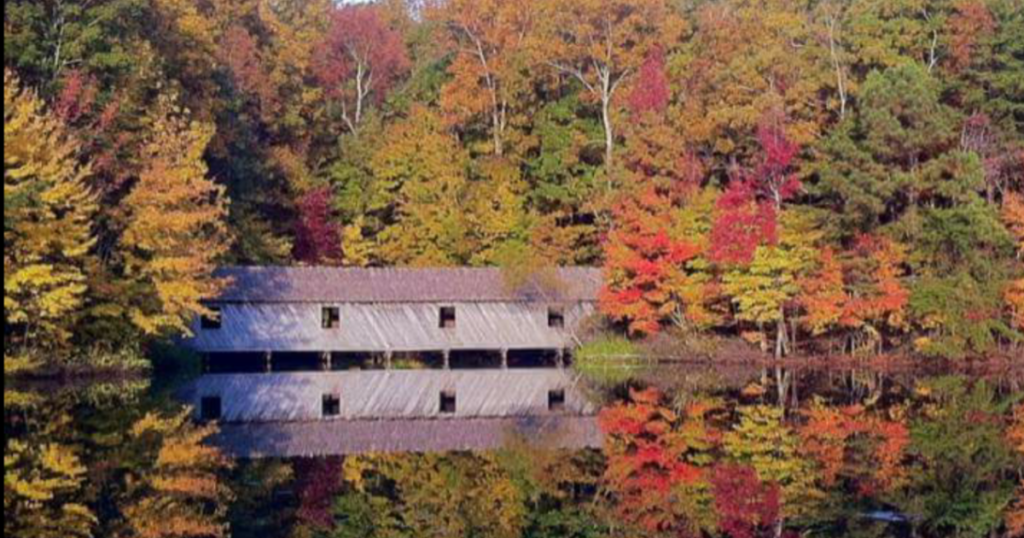 Green Mountain Nature Trail covered Bridge